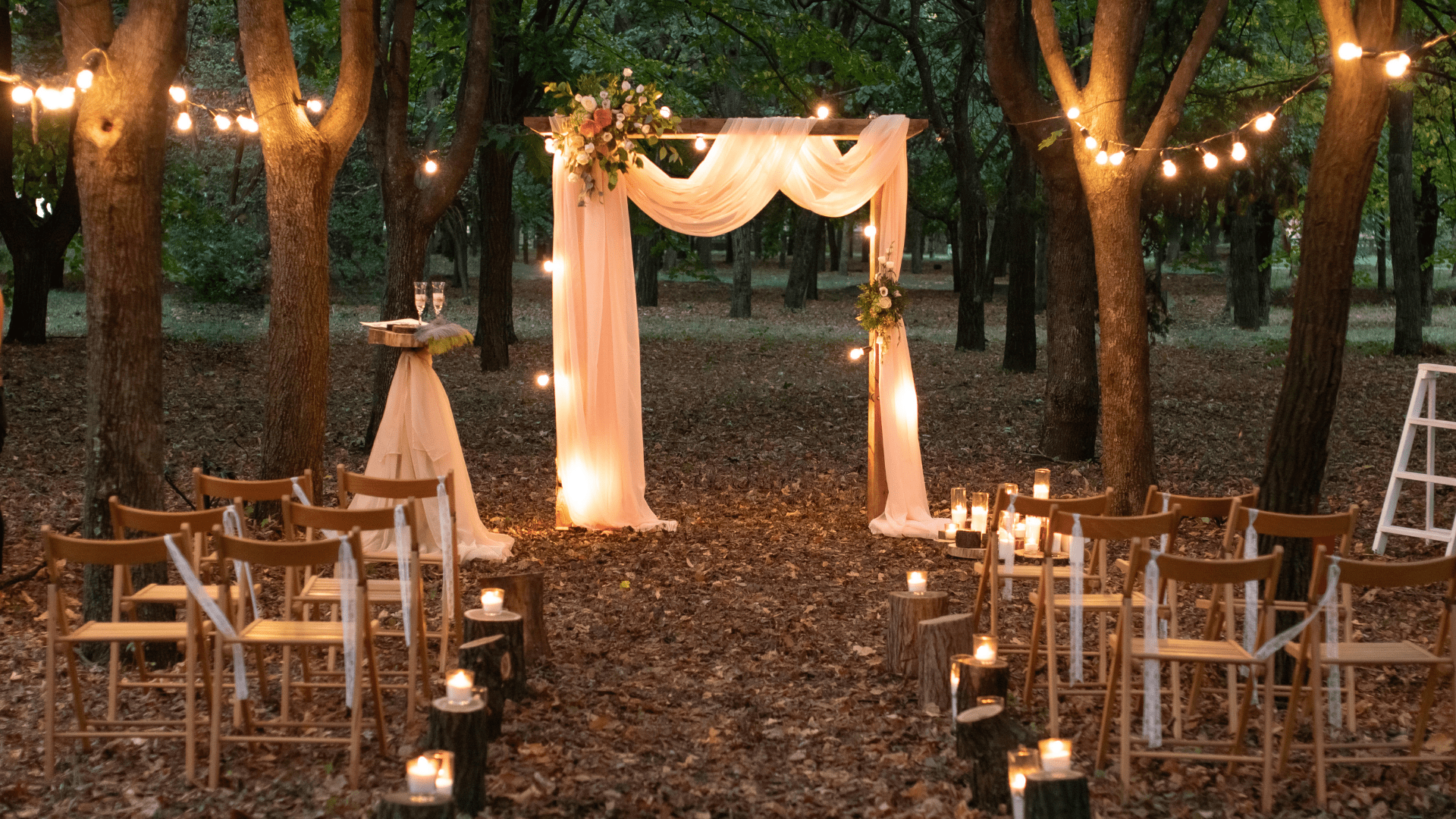 Matrimonio in un bosco